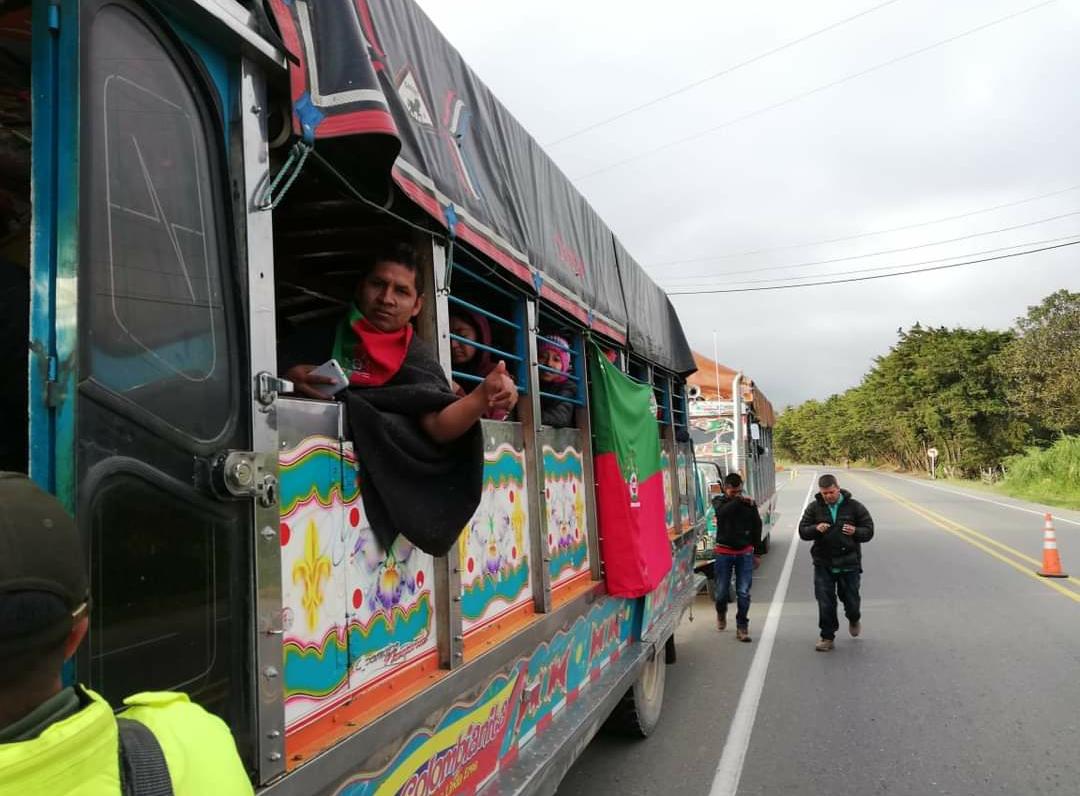 Indígenas se concentran en Caloto