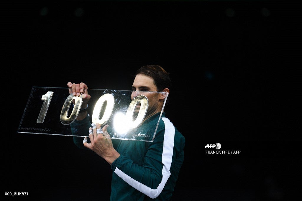 Rafael Nadal, triunfo 1000 en París