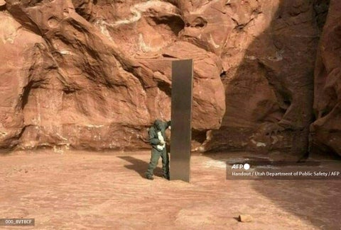 Misterioso metal en desierto de EE.UU.