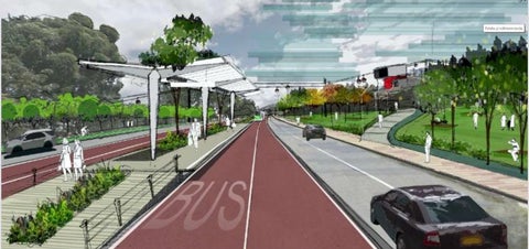 Render del Corredor Verde