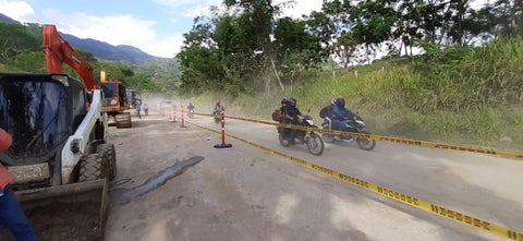 Continúan los trabajos en la zona