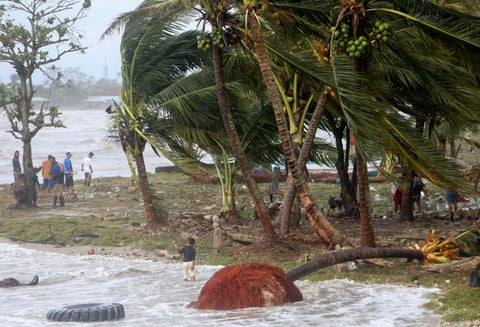 Paso de Huracán Eta en Nicaragua