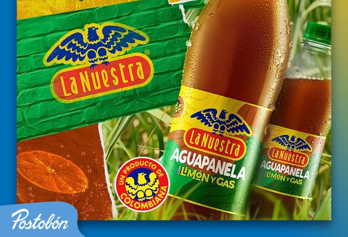 Postobón aguapanela y gas
