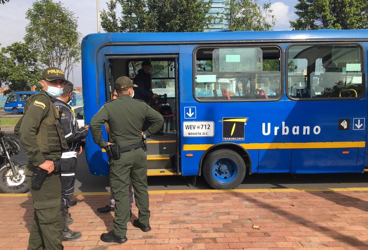 Atraco en bus del Sitp