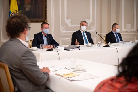 Duque y farc