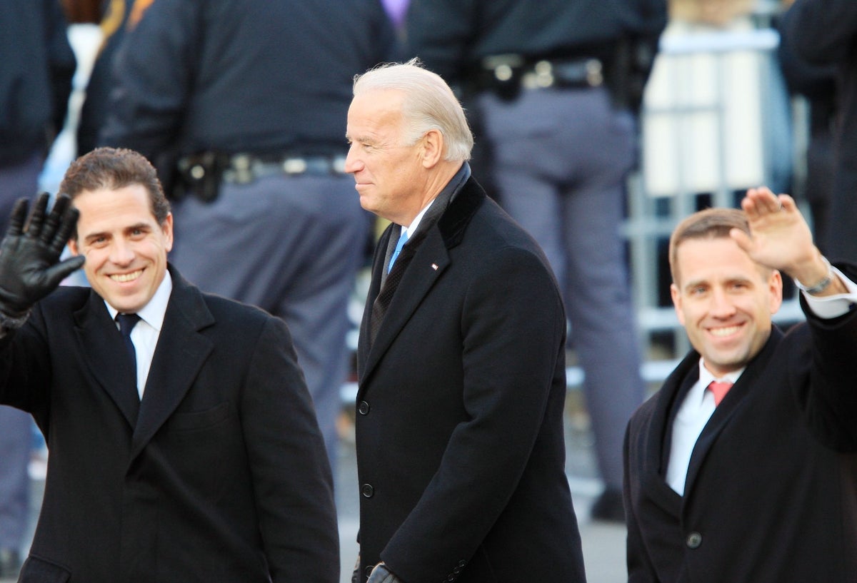 Hunter Biden, Joe Biden y Beau Biden