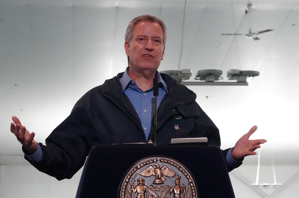 Bill De Blasio, alcalde de Nueva York