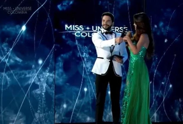 Sebastián Carvajal, presentador de Miss Universe Colombia