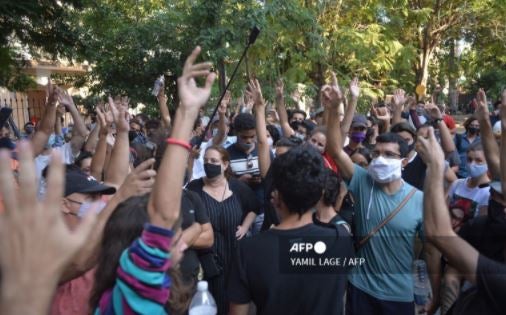 Manifestaciones en Cuba
