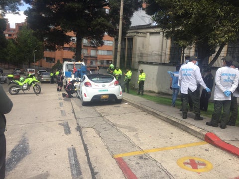 Vehículo que estaría implicado en muerte de un patrullero
