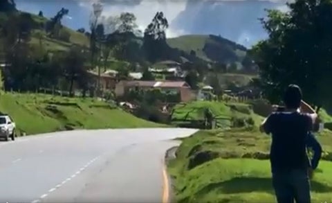 Deslizamiento vías Cundinamarca