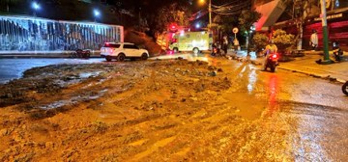 Emergencias por lluvias en Medellín.
