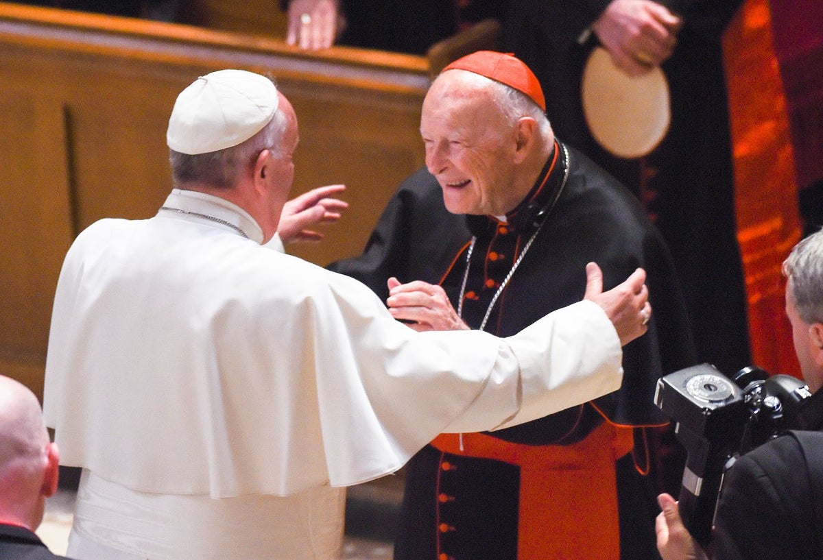 El papa Francisco y Theodore McCarrick