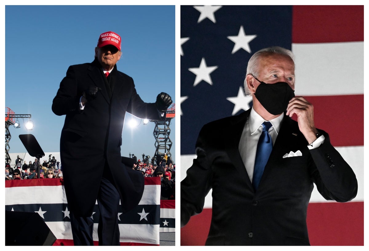Trump y Joe Biden