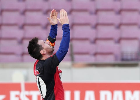 Lionel Messi, homenaje a Maradona