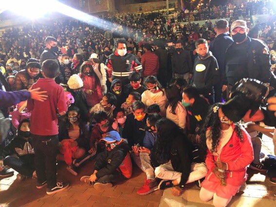 Inauguración de la temporada navideña en Bogotá