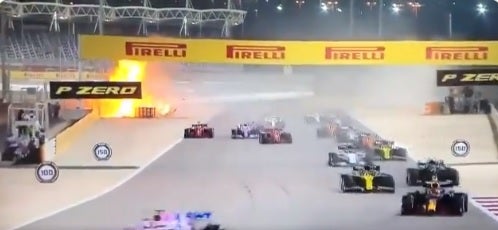 Accidente Fórmula 1