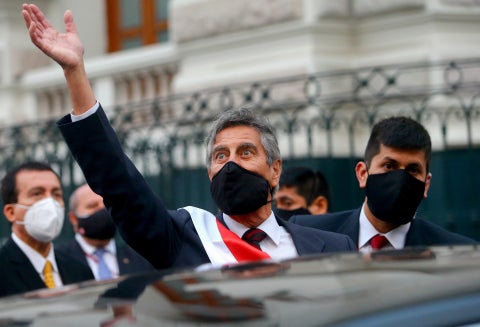 Francisco Sagasti, presidente de Perú