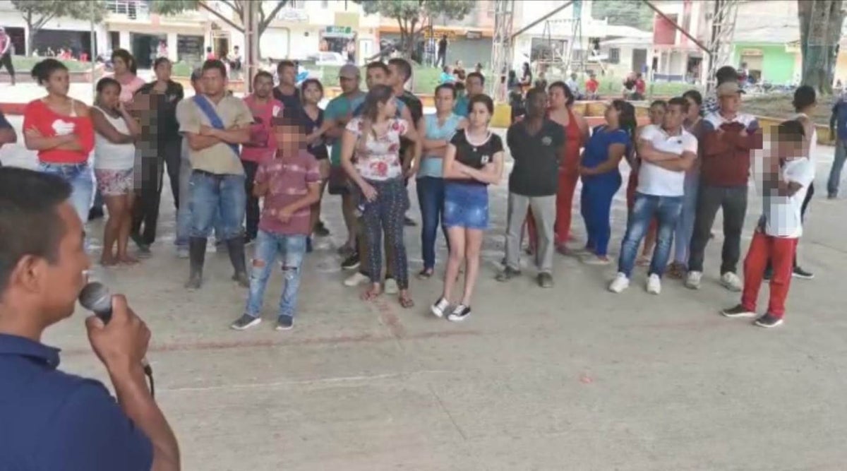 Habitantes El Mango Argelia