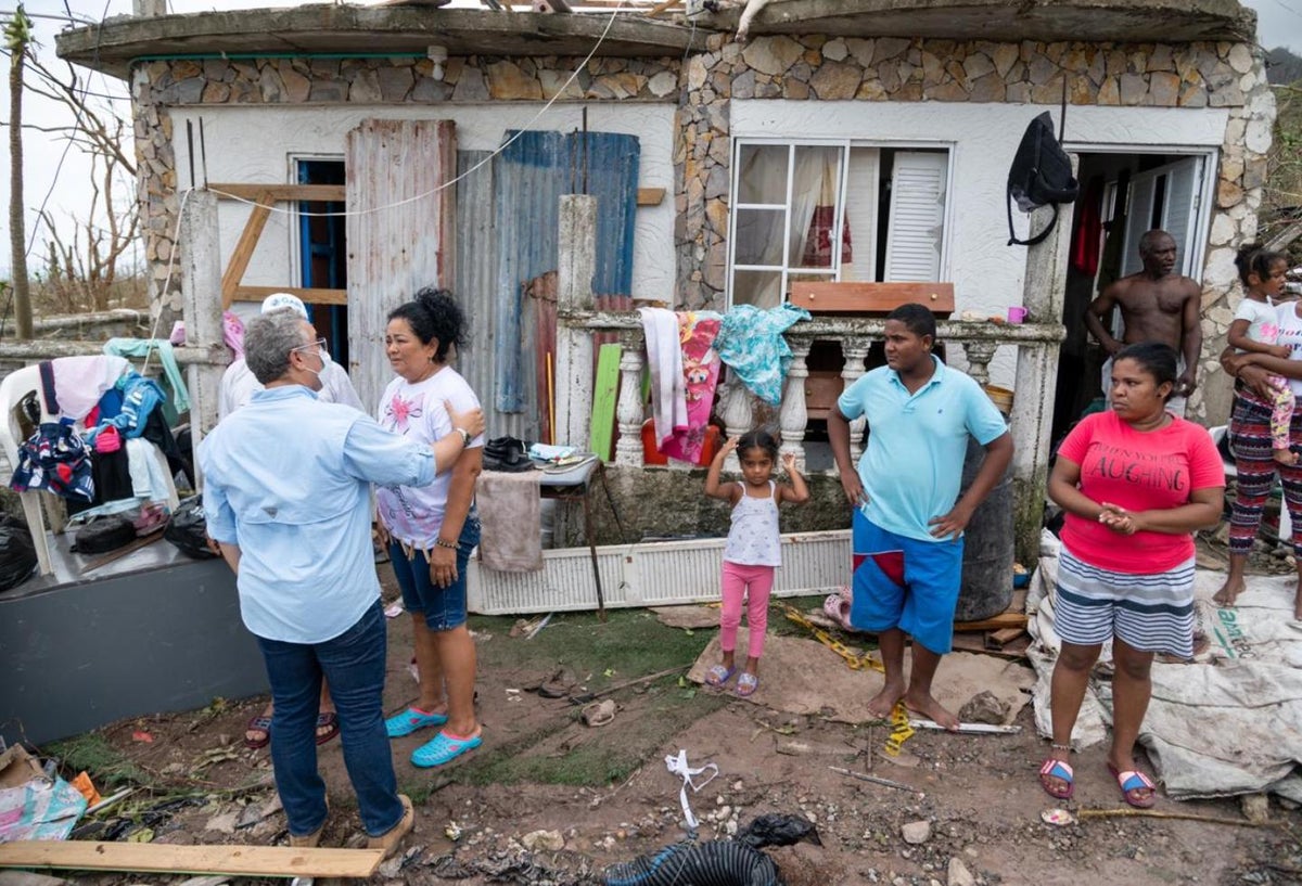 Providencia tras el paso del huracán Iota
