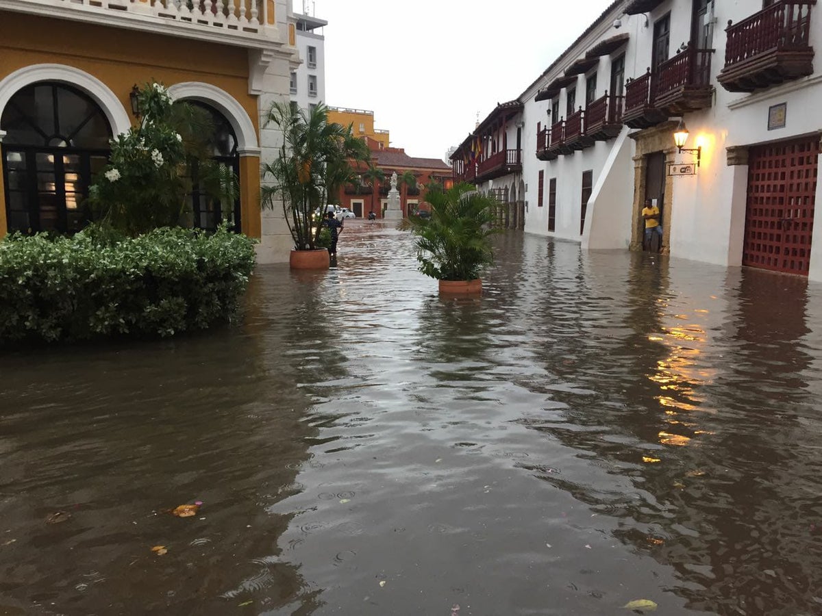 Lluvias en Cartagena