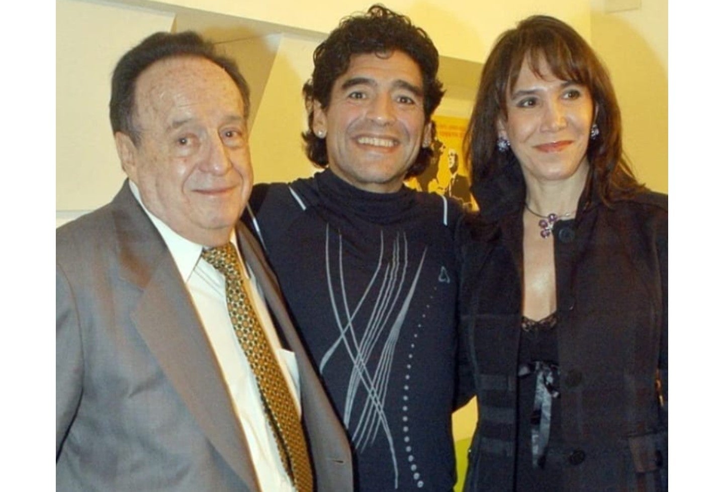 Roberto Gómez Bolaños y Diego Maradona