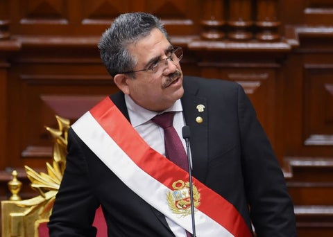Manuel Merino, presidente interino del Perú