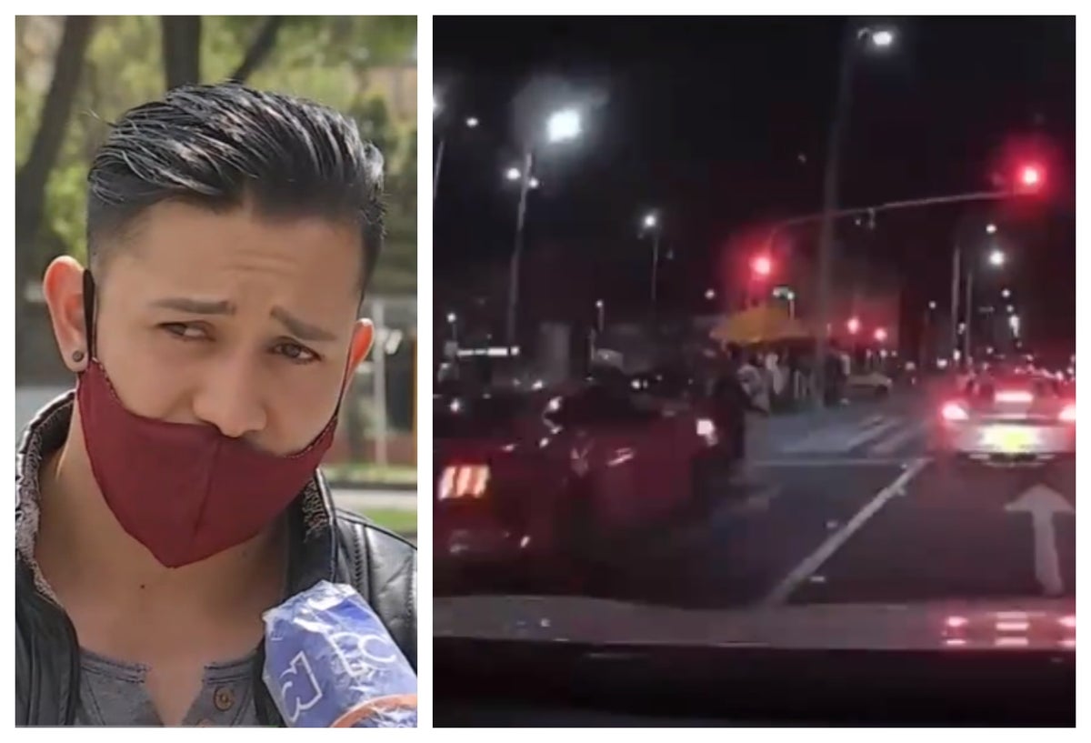 Motociclista arrollado por carro de alta gama en la calle 85