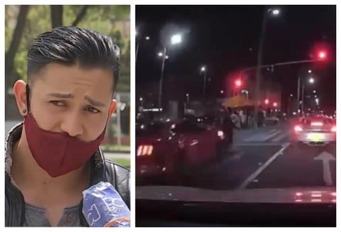 Motociclista arrollado por carro de alta gama en la calle 85