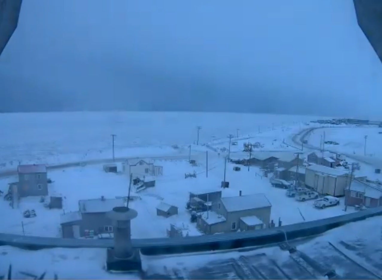 Noche polar en Alaska