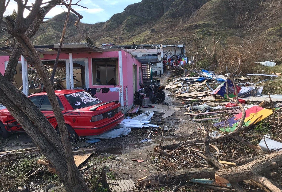 Destrucción en Providencia por huracán Iota