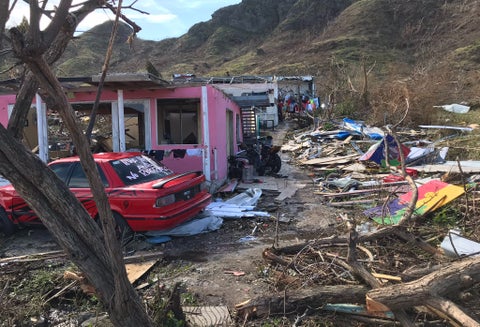 Destrucción en Providencia por huracán Iota