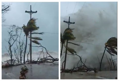 Estragos del huracán Iota en San Andrés