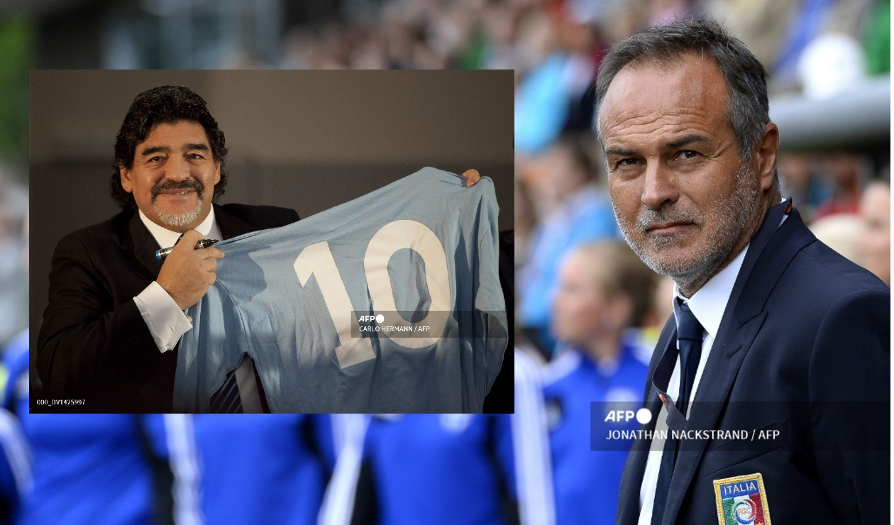 Cabrini y Diego Maradona