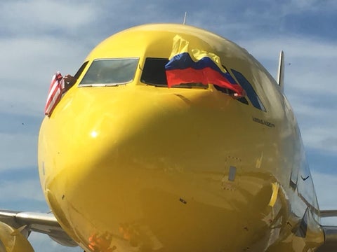 Vuelo inaugural de Spirit en Barranquilla