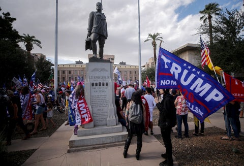 Simpatizantes de Trump en Arizona