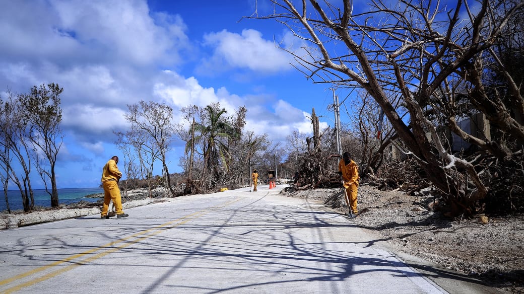Inició la reconstrucción de las vías afectadas por el huracán Iota en San Andrés y Providencia