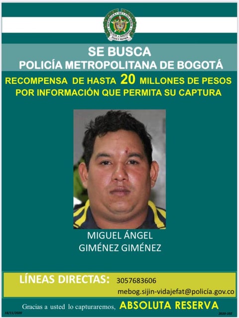 Asesino de Osvaldo Muñoz