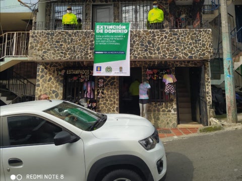 Bien en proceso de Extinción de Dominio