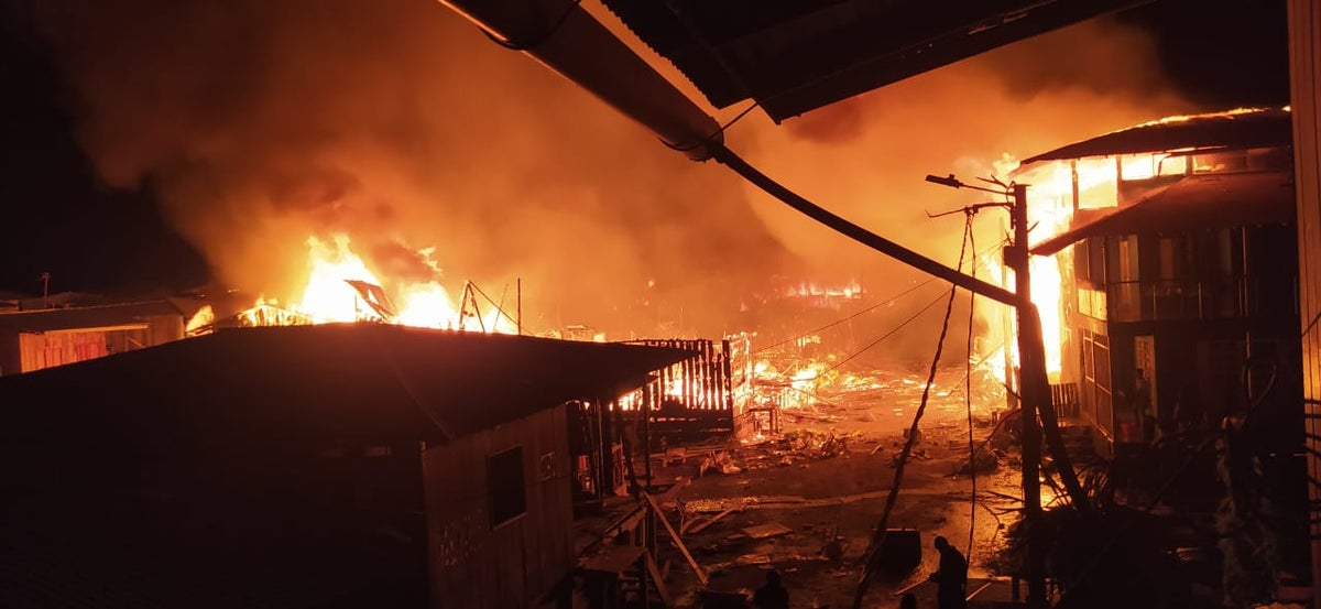 Incendio en Riosucio, Chocó