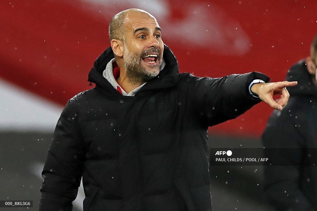 Pep Guardiola, técnico de Manchester City