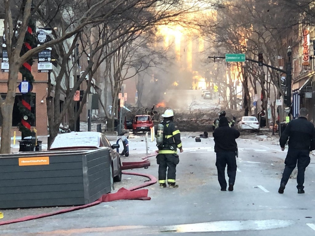 Explosión en Nashville, EE.UU.