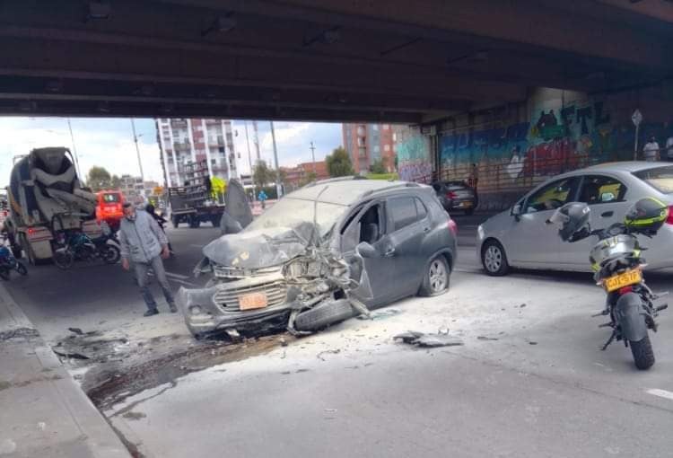 Accidente de tránsito en Bogotá
