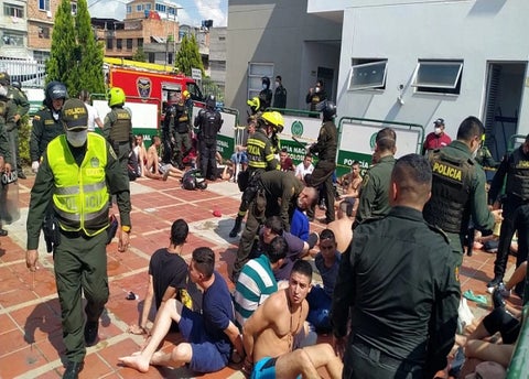 Los internos intentaron fugarse confirmó la Policía Metropolitana de Bucaramanga.