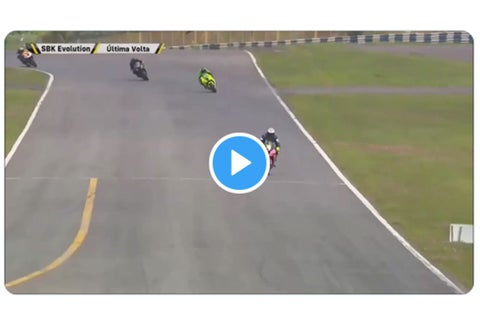 Blooper de motociclista