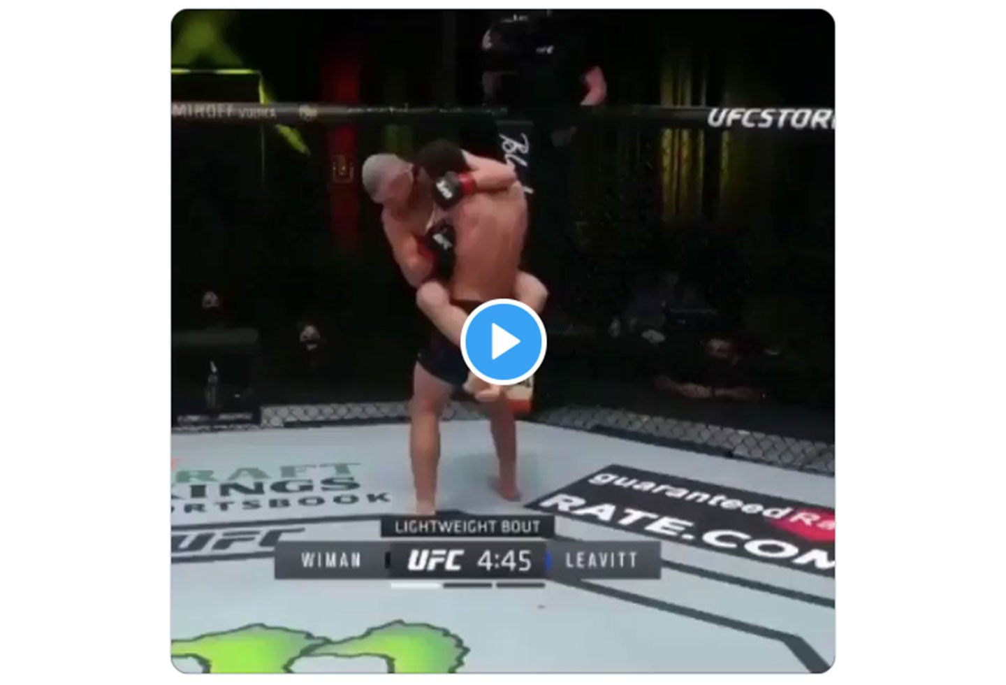 Brutal nocaut en UFC en Jordan Leavitt Vs. Matt Wiman