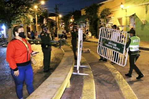 Cierre del Centro Histórico de Cartagena