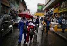 Aglomeraciones en San Victorino