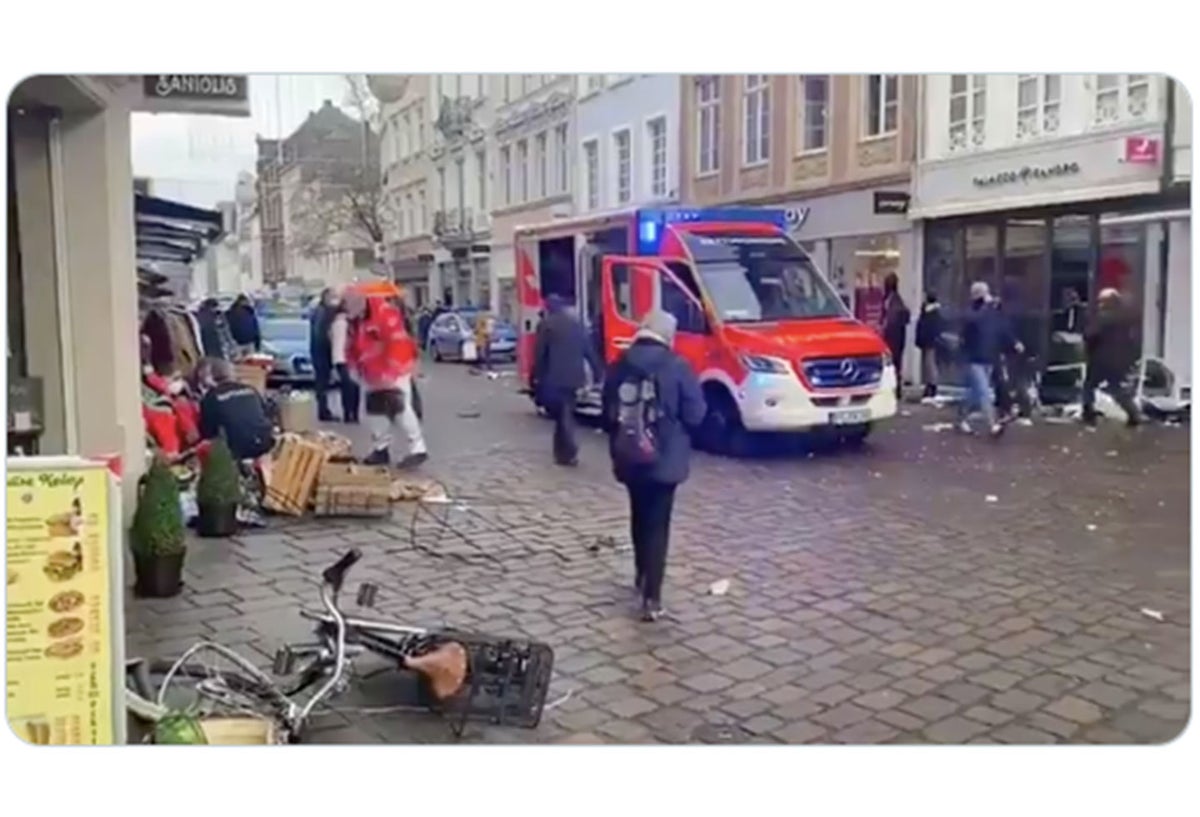 Dos muertos en Alemania atropellados por un automóvil en zona peatonal