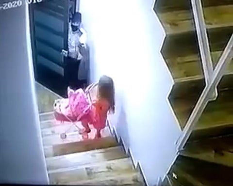 Imagen del video que circula en redes sociales.